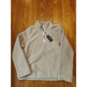 Tommy Hilfiger Women's Quarter-Zip Faux-Sherpa Jacket NWT XL